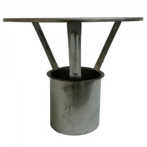 Top Insert Sleeve c/w Rain Cap 150mm